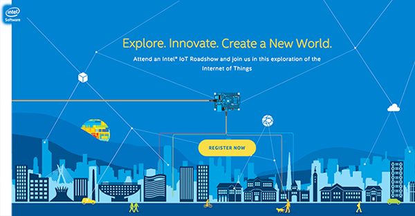 Intel® IoT Roadshow banner