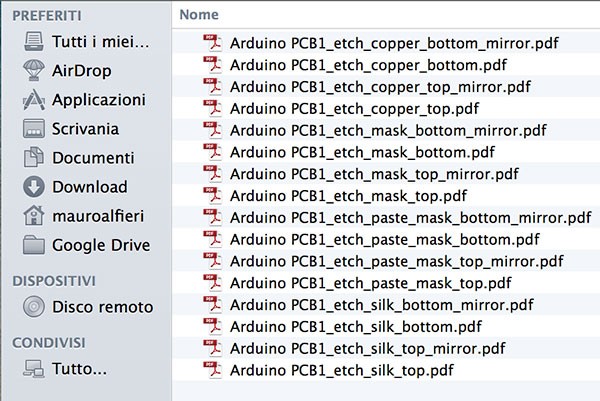 PCB Fritzing to iModela file list