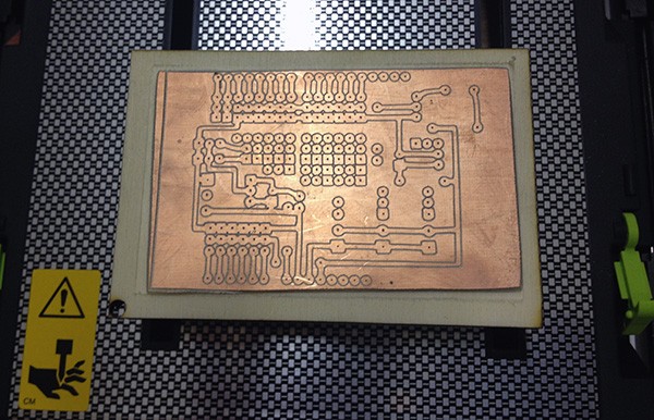 iModela Creator PCB circuit end