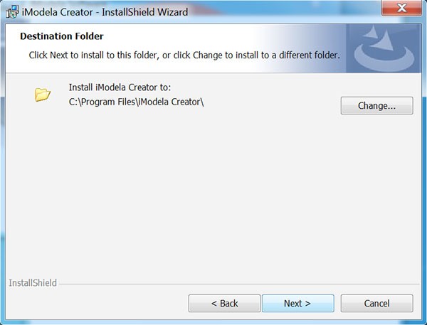 iModela Software install destination