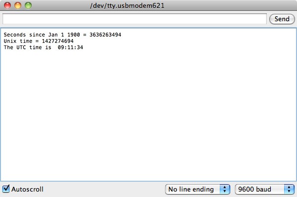 ntp arduino serial monitor