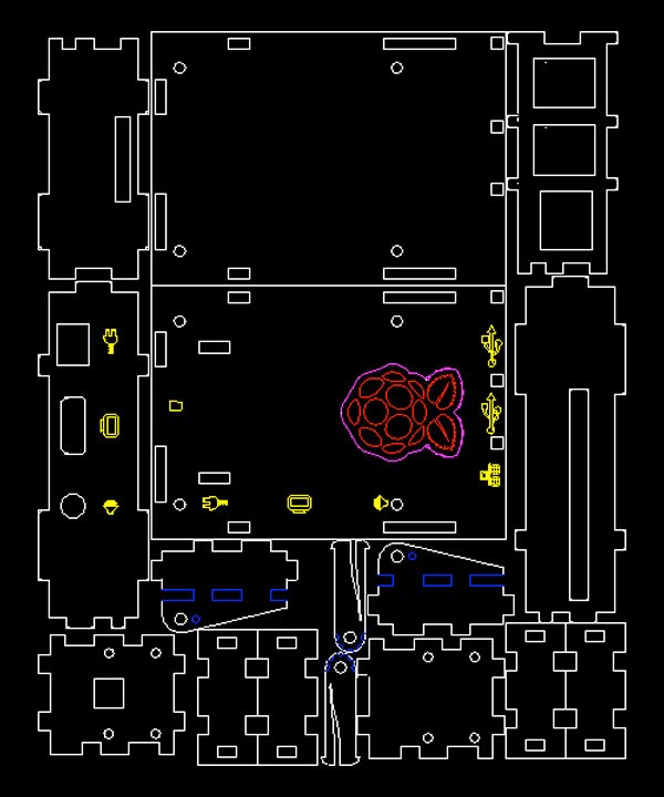 Box Rasperry Pi 2 disegno