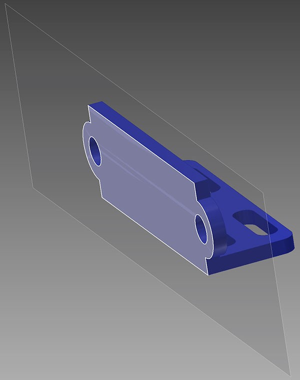 staffa Sharp GP2Y0A21YK fori lato sensore