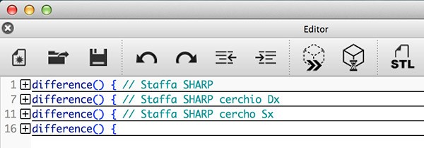 OpenSCAD Update compact code