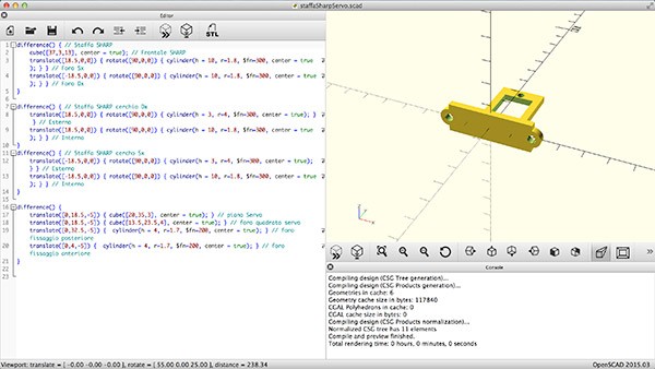 OpenSCAD Update new interface