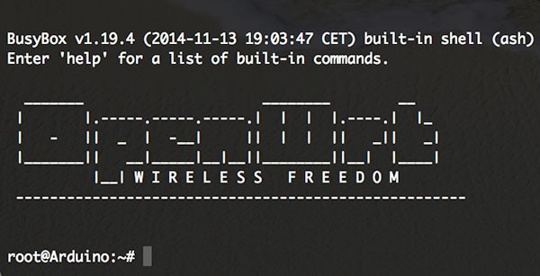 Upgrading OpenWrt on Yun OpenWRT