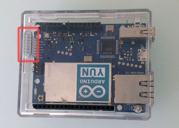 Arduino yun case led