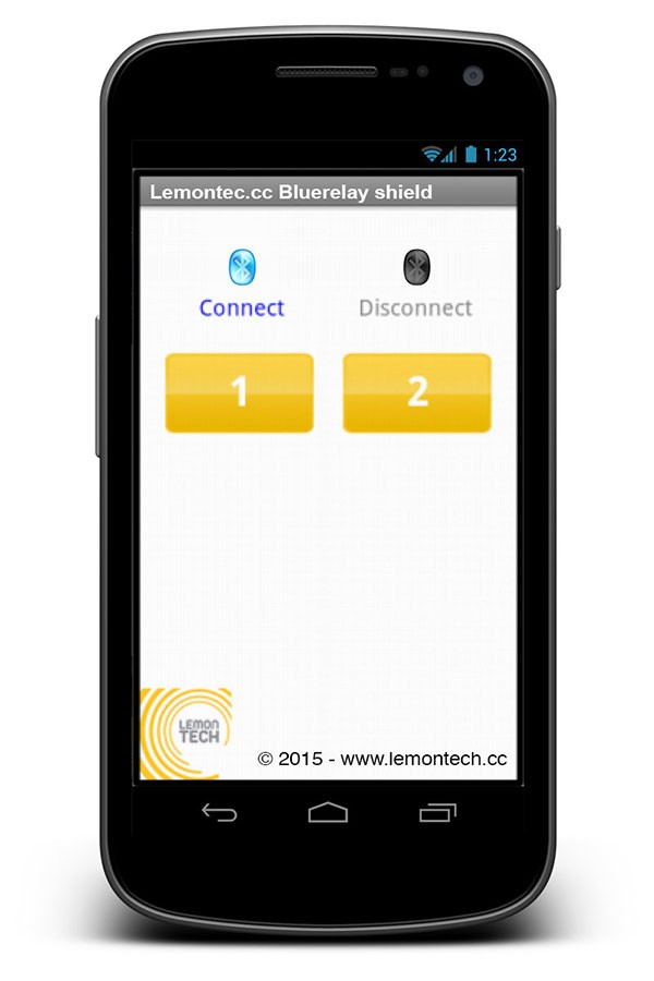 Lemontech App Bluerelay shield