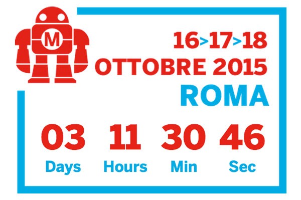 Maker Faire 2015 Roma European Edition countdown