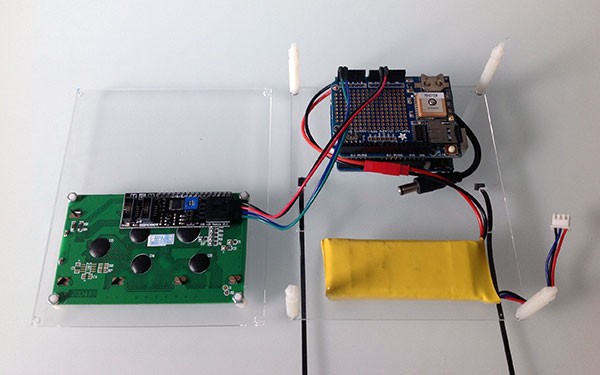 Arduino Gps Tracker in montaggio