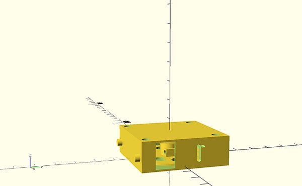 wires dispenser 3d print mount front