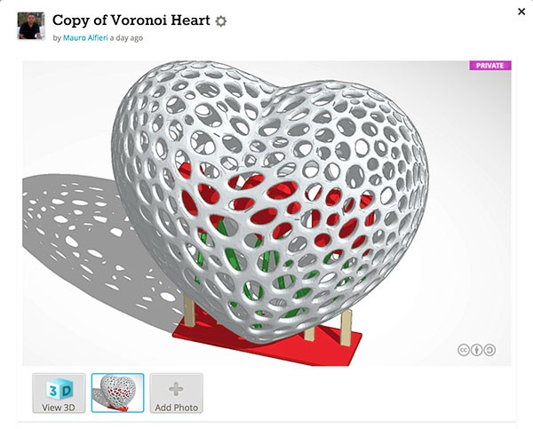 3D Heart San Valentino copy M+V