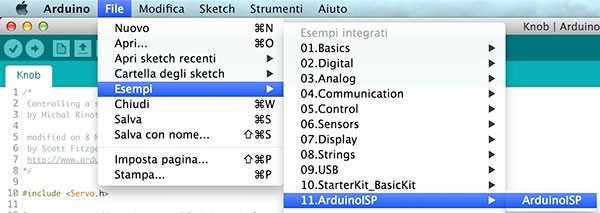 AtTiny85 Program genuino sketch ISP