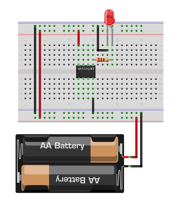 Attiny85 Blink