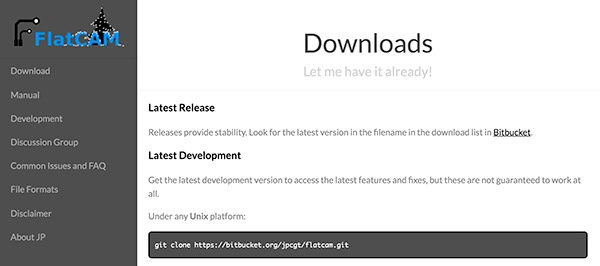 FlatCam Downloads