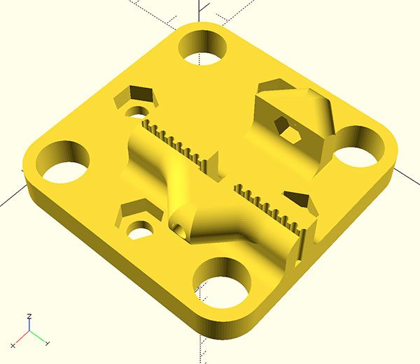 openbuilds gantry plate v2 delta carriage