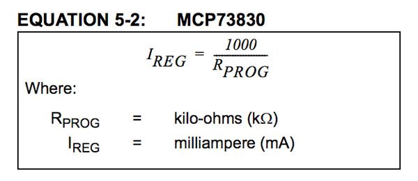 MKR1000 LiPo Charger equation