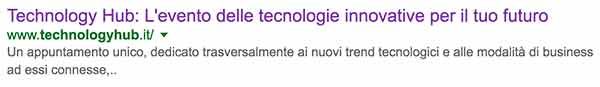 descrizione technology hub