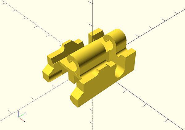 sostegno lavastoviglie 3d printed lato