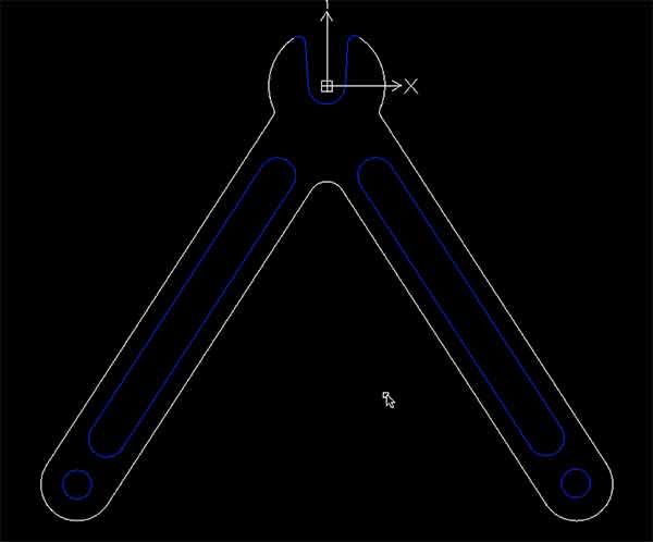 spool holder dxf