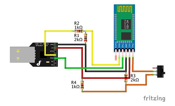 hc-05 serial connecrion