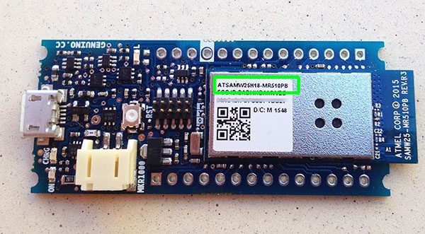 Arduino IDE 1.6.10 Firmware Update model onboard