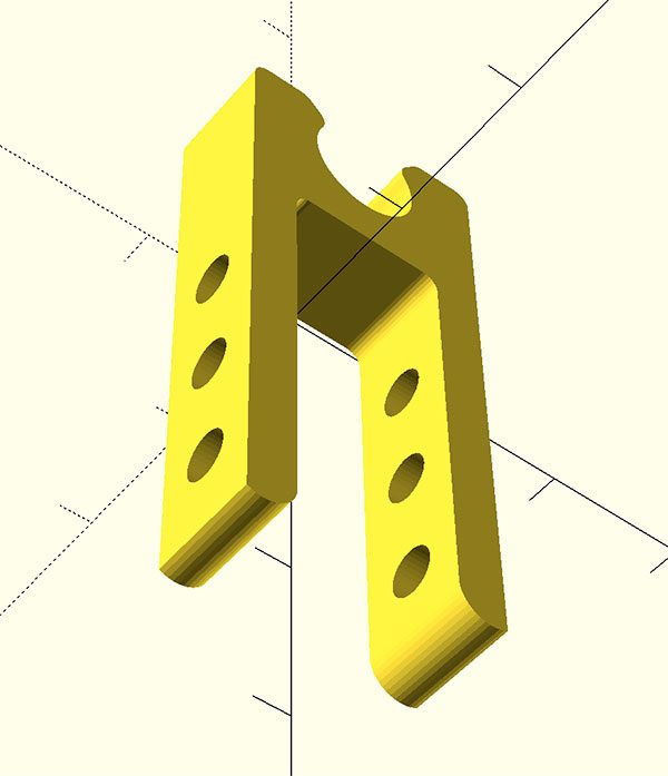 Ferma cavi Prusa i3 STL