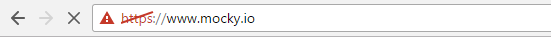 mocky io https error certificates