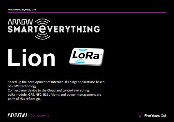 arrow lorawan microchip