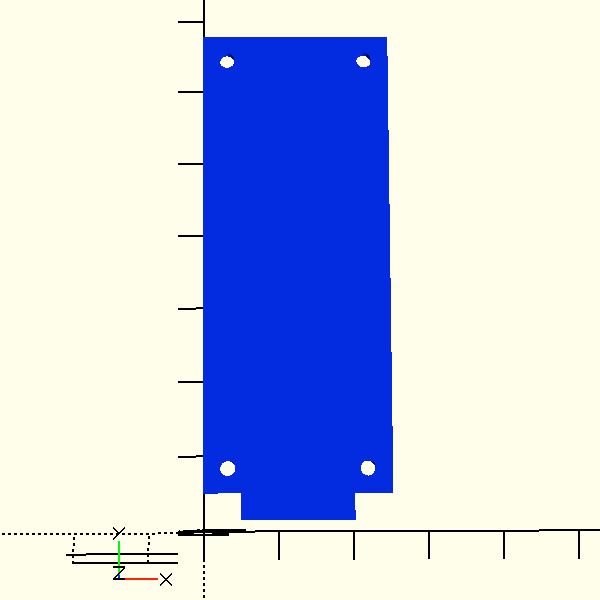 mkr1000 sizes dimensions openscad