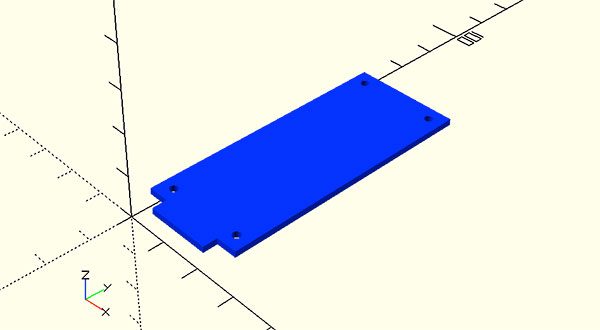 mkr1000 sizes dimensions openscad side