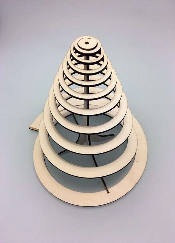 albero di natale spirale thingverse complete