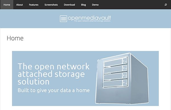 openmediavault homepage