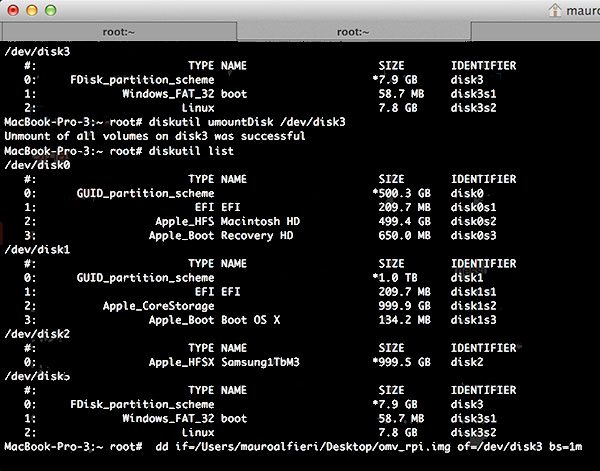 nas openmediavault install sd card