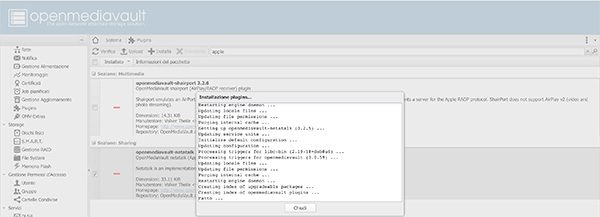 openmediavault Apple Filing plugin Time Machine install