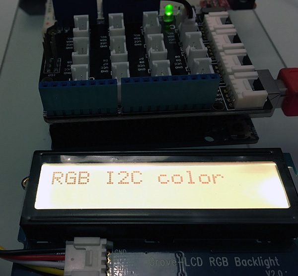 Grove lcd rgb i2c wheel