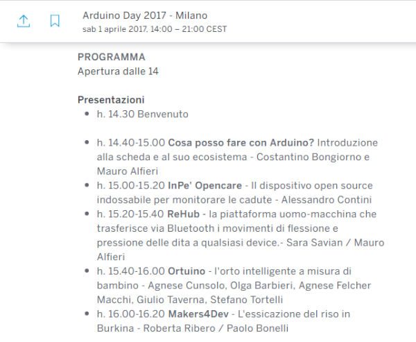 Arduino day presentazioni 1