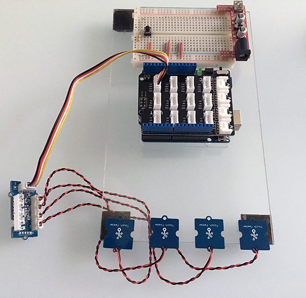 grove i2c touch and lcd