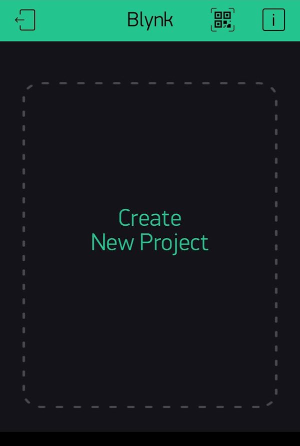 Blynk how to create first project