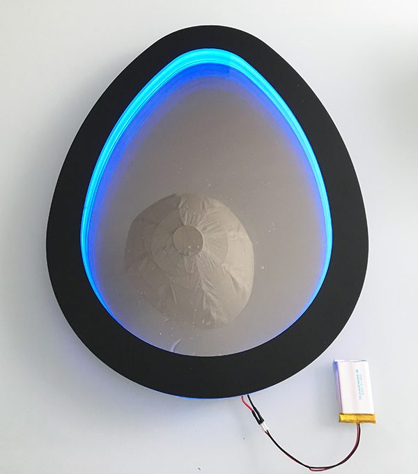 Easter egg infinity mirror attiny85 neopixel power