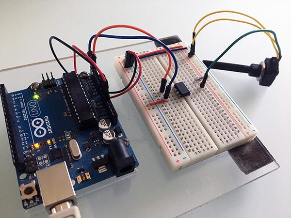 I2C Attiny85 slave ADC potenziometer