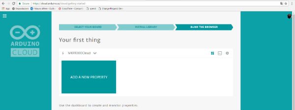 arduino cloud add new property