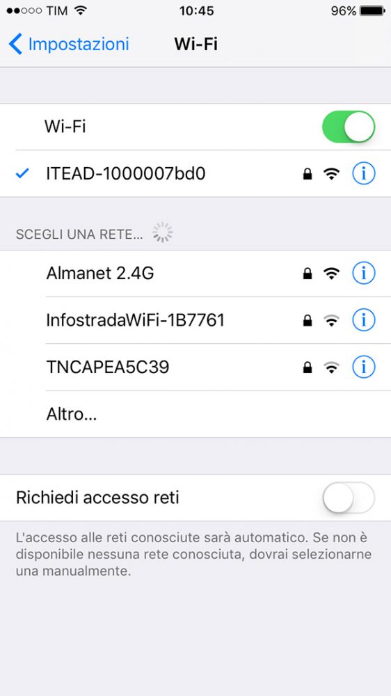 Connect to WiFi ITEAD