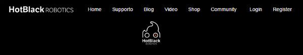 HBR hot black robotics header