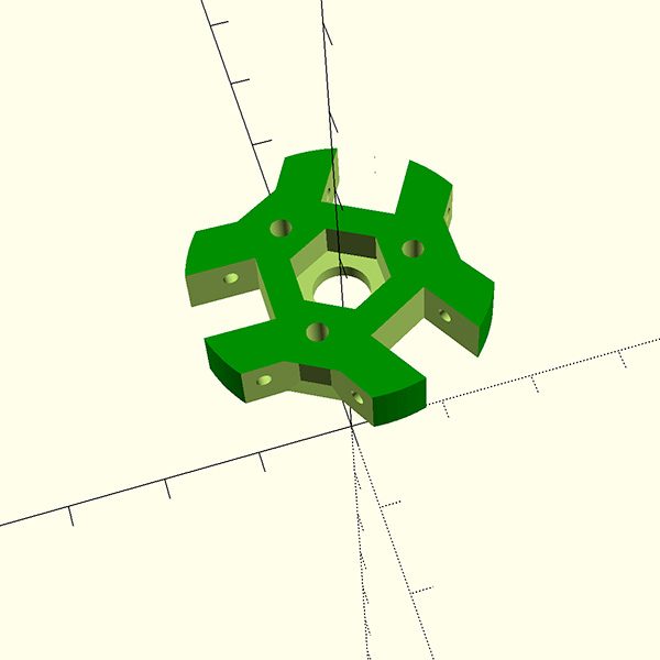 adaptive gripper 3D printed finger connections