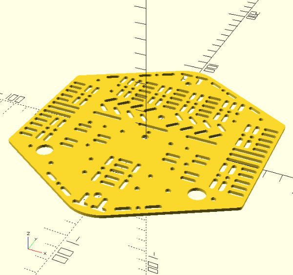 DotBot top STL openscad