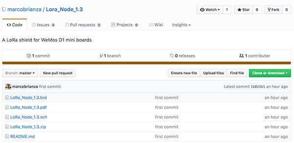 LoRa Node gitHub