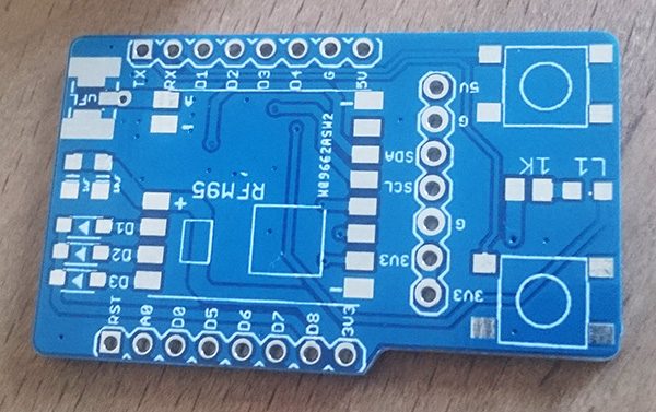 LoRa Node v1.3 pcb top