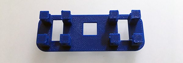 ZeroBot RPi Zero camera panel top