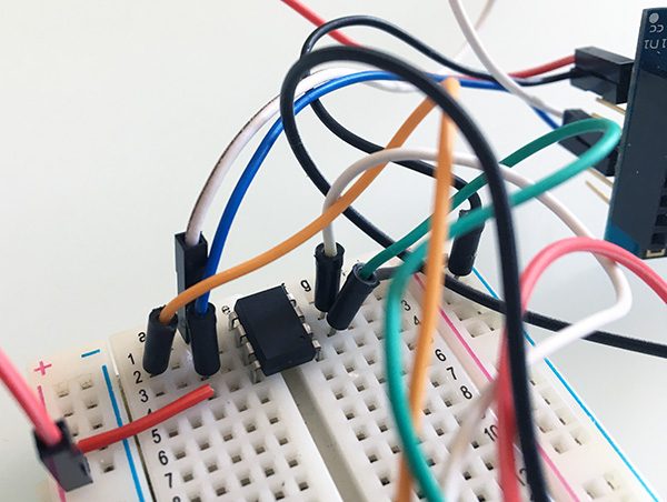 WeMos I2C Attiny85 connections